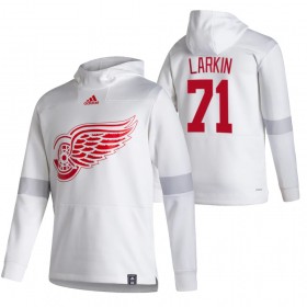 Detroit Red Wings dylan larkin 71 2020-21 Reverse Retro Hoodie Sawyer - Mannen